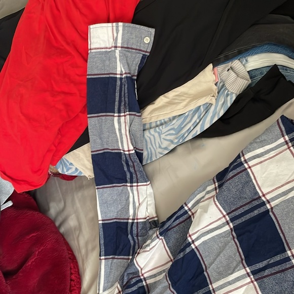 Blue White Flannel - Picture 3 of 7